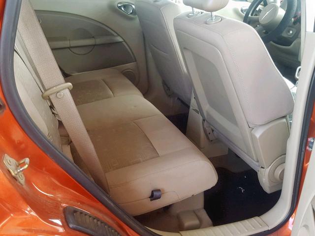 3A4FY58B67T576950 - 2007 CHRYSLER PT CRUISER ORANGE photo 6