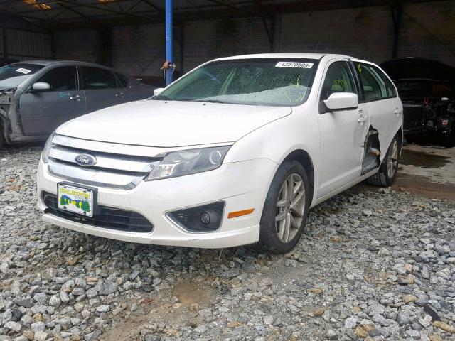 3FAHP0JG7CR117353 - 2012 FORD FUSION SEL WHITE photo 2