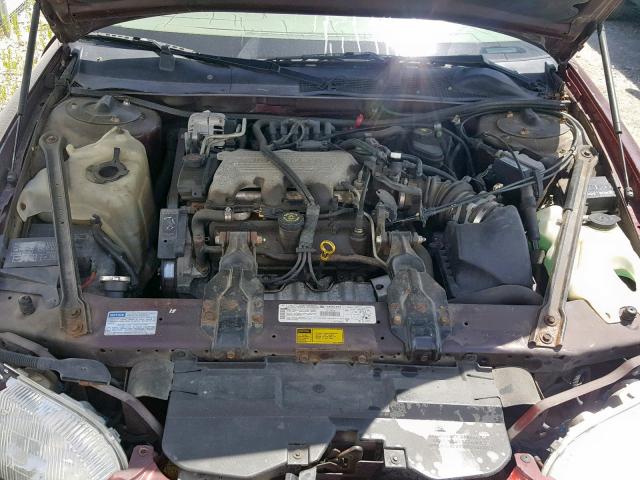 2G1WL52M9V9341045 - 1997 CHEVROLET LUMINA BAS 栗色 照片 7