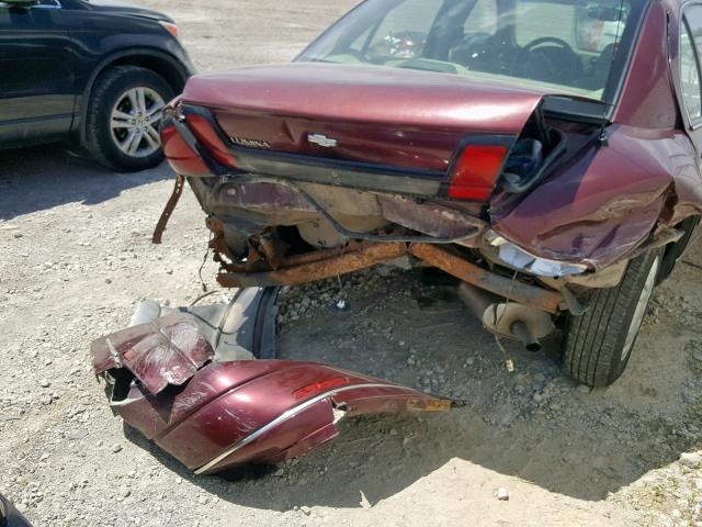 2G1WL52M9V9341045 - 1997 CHEVROLET LUMINA BAS 栗色 照片 9