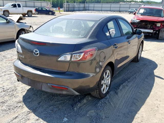 JM1BL1SF2A1290700 - 2010 MAZDA 3 I GRAY photo 4