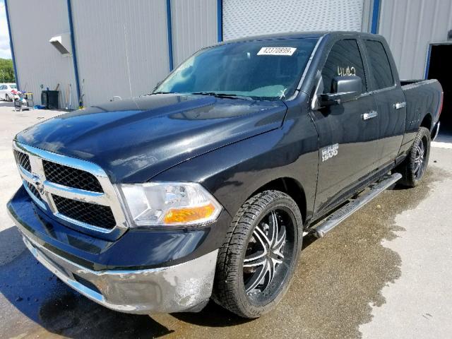 1C6RR6GT4GS262271 - 2016 RAM 1500 SLT BLACK photo 2