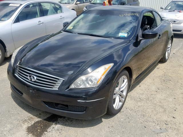 JNKCV66E59M720659 - 2009 INFINITI G37 BASE BLACK photo 2