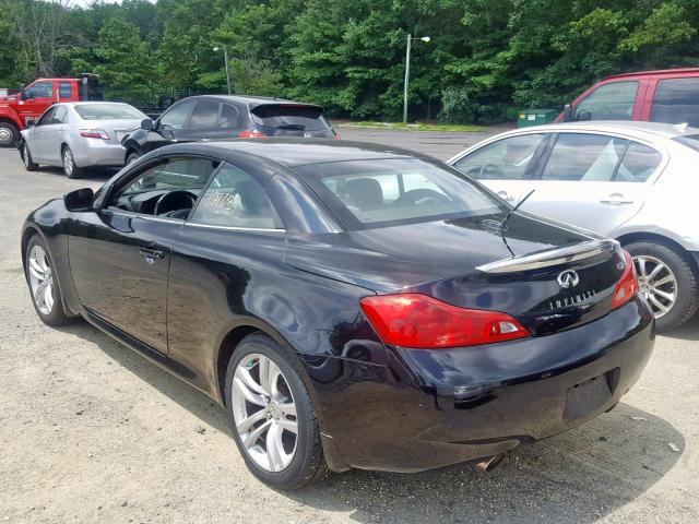 JNKCV66E59M720659 - 2009 INFINITI G37 BASE BLACK photo 3