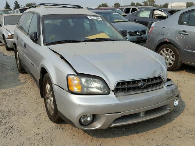 4S3BH675347638519 - 2004 SUBARU LEGACY OUT SILVER photo 1