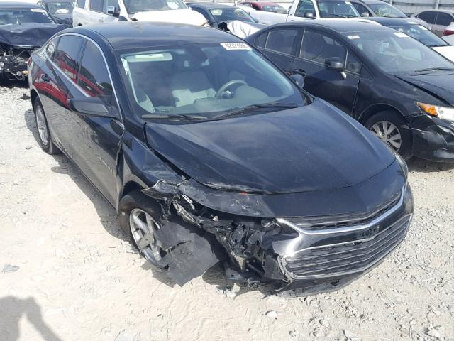1G1ZB5STXHF189926 - 2017 CHEVROLET MALIBU LS შავი ფოტო 1