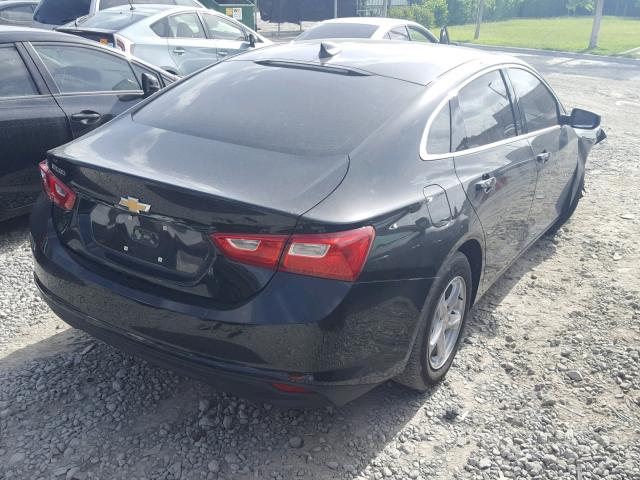 1G1ZB5STXHF189926 - 2017 CHEVROLET MALIBU LS შავი ფოტო 4