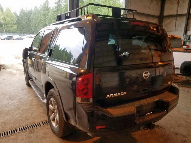 5N1AA0NC8AN622897 - 2010 NISSAN ARMADA SE BLACK photo 3