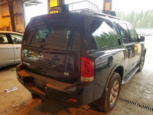 5N1AA0NC8AN622897 - 2010 NISSAN ARMADA SE BLACK photo 4