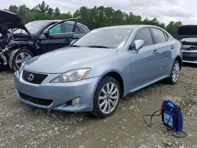 JTHCK262485022396 - 2008 LEXUS IS 250 GRAY photo 2