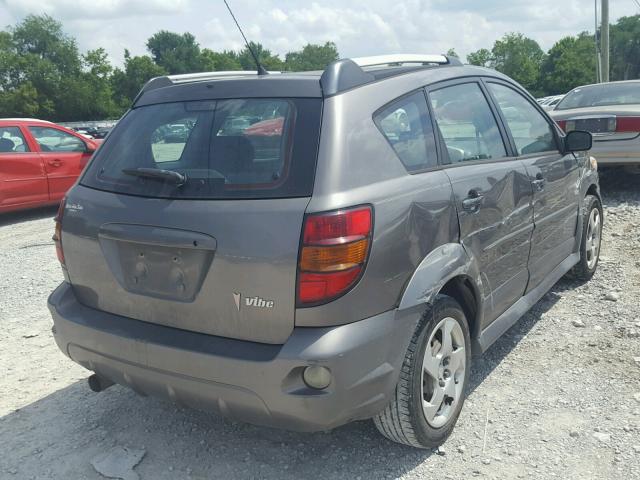 5Y2SL65888Z423644 - 2008 PONTIAC VIBE GRAY photo 4