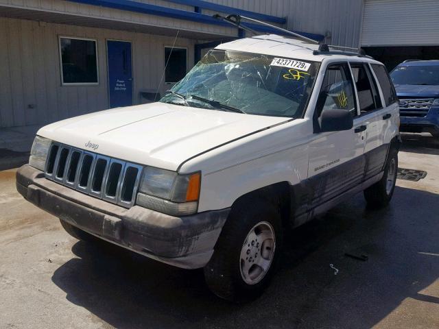 1J4FX58S6VC618240 - 1997 JEEP GRAND CHER WHITE photo 2