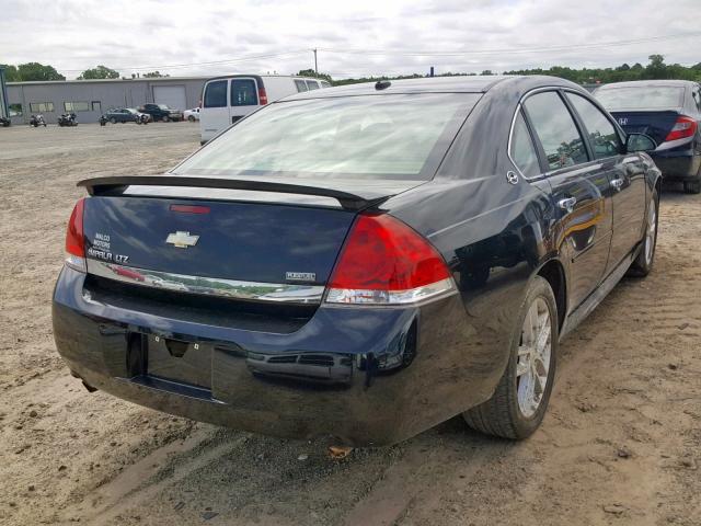 2G1WU57M591285342 - 2009 CHEVROLET IMPALA LTZ BLACK photo 4