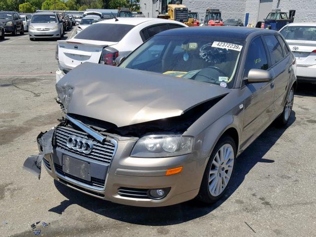 WAUNF78P26A188700 - 2006 AUDI A3 2.0 PRE BROWN photo 2