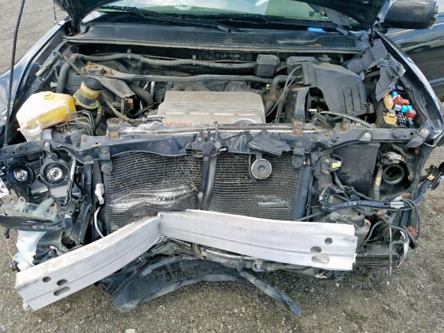 JTEEP21A260148076 - 2006 TOYOTA HIGHLANDER BLACK photo 7