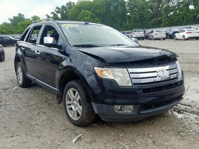 2FMDK48CX8BA02846 - 2008 FORD EDGE SEL BLACK photo 1