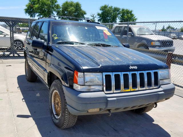 1J4GZ48Y1WC278994 - 1998 JEEP GRAND CHER BLACK photo 1