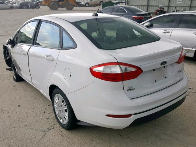 3FADP4AJXHM153849 - 2017 FORD FIESTA S WHITE photo 3