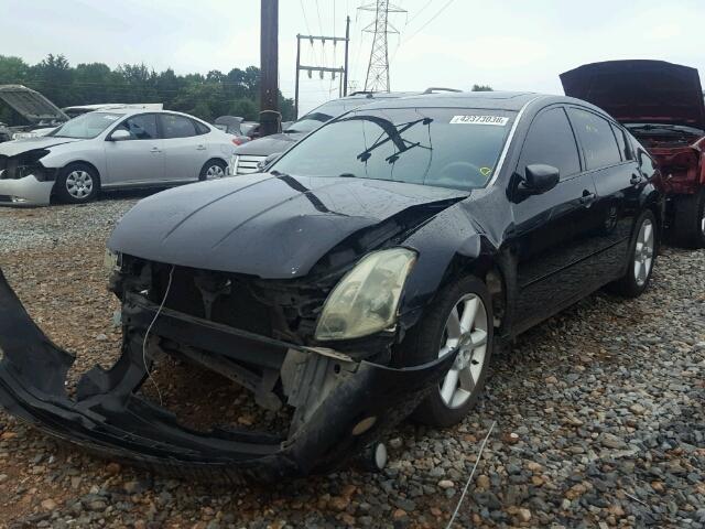 1N4BA41E36C834056 - 2006 NISSAN MAXIMA SE BLACK photo 2