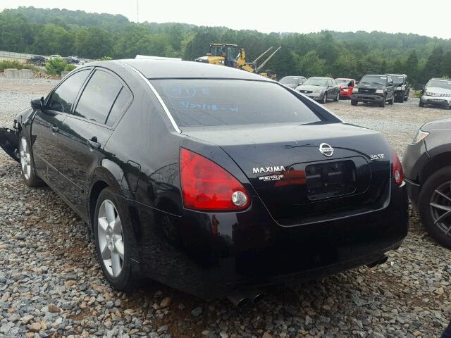 1N4BA41E36C834056 - 2006 NISSAN MAXIMA SE BLACK photo 3