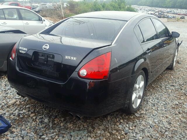 1N4BA41E36C834056 - 2006 NISSAN MAXIMA SE BLACK photo 4