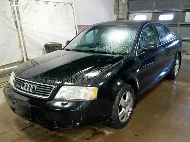 WAUED54B1YN007876 - 2000 AUDI A6 2.7T QU BLACK photo 2