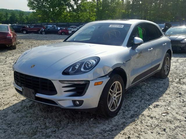 WP1AB2A57FLB60029 - 2015 PORSCHE MACAN S SILVER photo 2