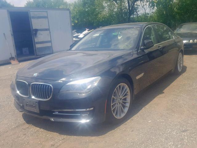 WBAYF8C52DD140215 - 2013 BMW 750 LXI BLACK photo 2