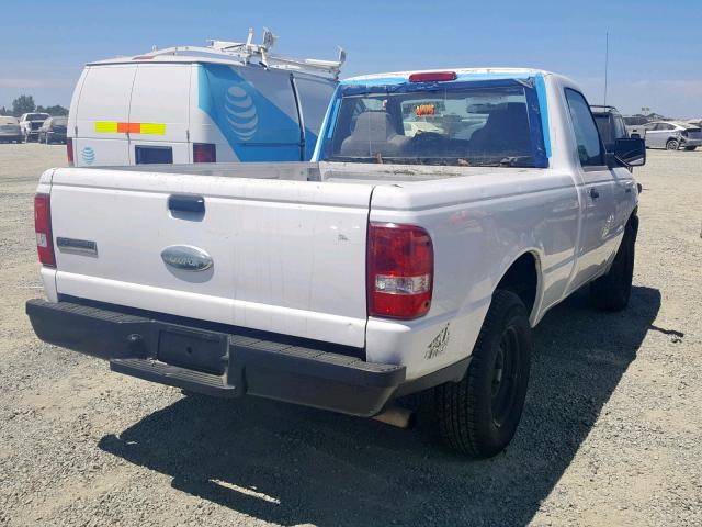 1FTYR10DX6PA17079 - 2006 FORD RANGER WHITE photo 4