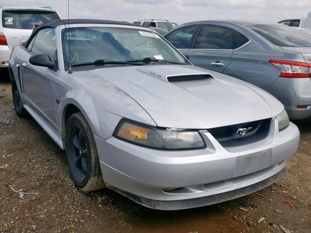 1FAFP45X33F321864 - 2003 FORD MUSTANG GT SILVER photo 1