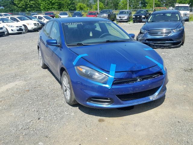 1C3CDFBB0ED857846 - 2014 DODGE DART SXT BLUE photo 1