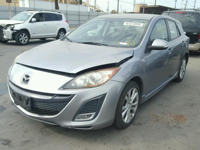 JM1BL1H52A1212237 - 2010 MAZDA 3 S SILVER photo 2