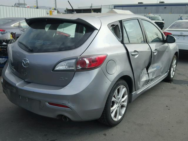 JM1BL1H52A1212237 - 2010 MAZDA 3 S SILVER photo 4