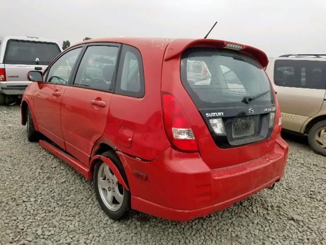 JS2RC61H445255111 - 2004 SUZUKI AERIO SX RED photo 3