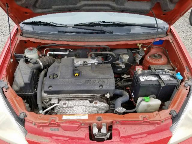 JS2RC61H445255111 - 2004 SUZUKI AERIO SX RED photo 7