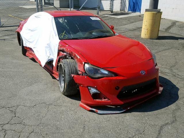 JF1ZNAA17D1733951 - 2013 TOYOTA SCION FR-S RED photo 1