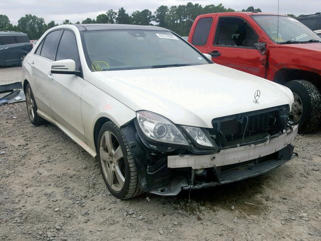 WDDHF5GBXBA404674 - 2011 MERCEDES-BENZ E 350 WHITE photo 1