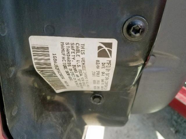 1G8AJ52F54Z182256 - 2004 SATURN ION LEVEL MAROON photo 10