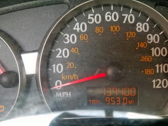 1G8AJ52F54Z182256 - 2004 SATURN ION LEVEL MAROON photo 8