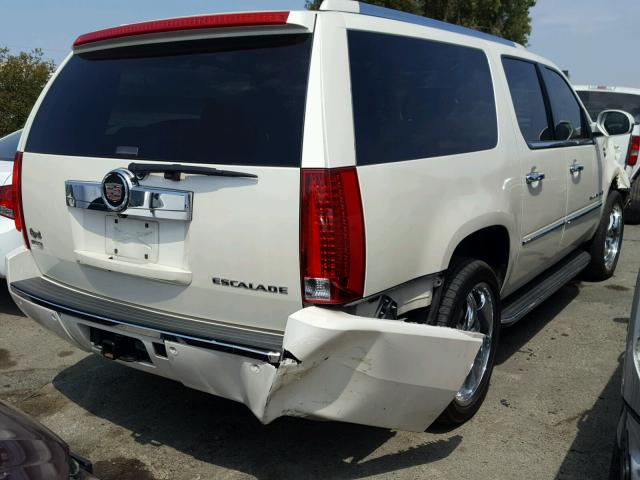 1GYFK26279R224393 - 2009 CADILLAC ESCALADE E WHITE photo 4