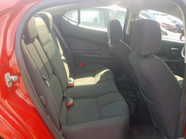 2G2WP552381146927 - 2008 PONTIAC GRAND PRIX RED photo 6