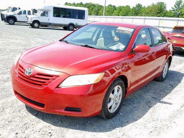 4T1BE46K49U271395 - 2009 TOYOTA CAMRY BASE RED photo 2