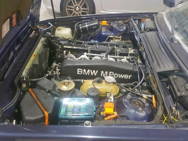 WBAEE1418J2560903 - 1988 BMW M6 BLUE photo 7
