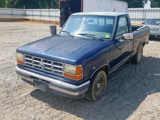 1FTCR10T1LUA99394 - 1990 FORD RANGER BLUE photo 2