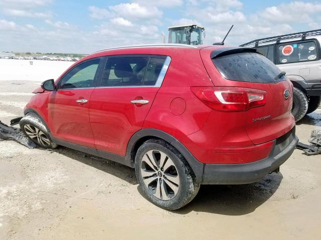 KNDPC3A25C7267878 - 2012 KIA SPORTAGE E RED photo 3