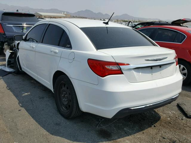 1C3CCBAB7CN117702 - 2012 CHRYSLER 200 LX WHITE photo 3