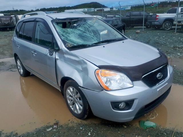 KNAHH8C85C7400737 - 2012 KIA RONDO SILVER photo 1