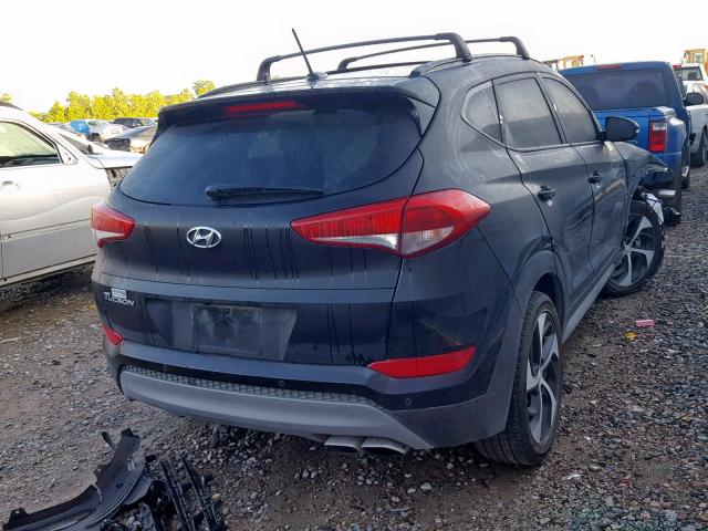 KM8J33A22HU579103 - 2017 HYUNDAI TUCSON LIM BLACK photo 4