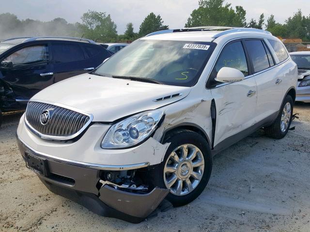 5GAKVCED5CJ232939 - 2012 BUICK ENCLAVE WHITE photo 2