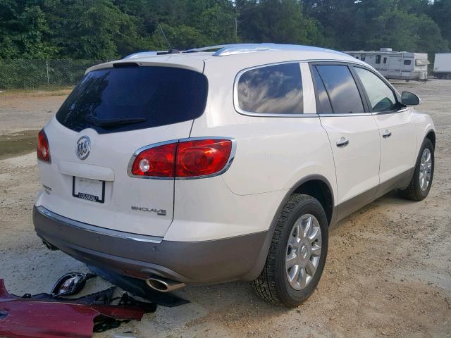 5GAKVCED5CJ232939 - 2012 BUICK ENCLAVE WHITE photo 4